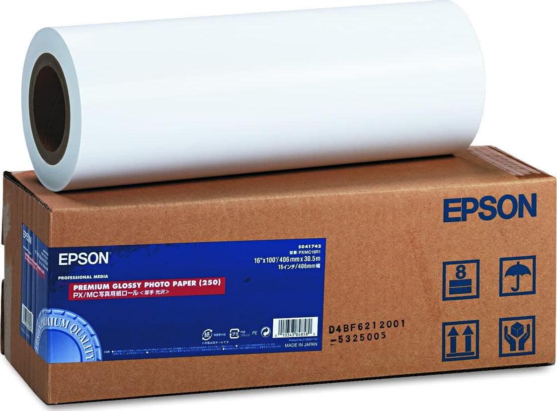 Epson Premium Glossy Photo Paper Rolls, 16" x 100 ft, Roll - Image 2