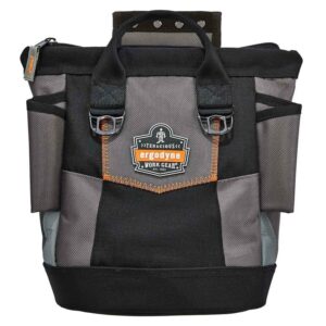 Ergodyne Arsenal® 5517 Topped Tool Pouch with Snap-Hinge Zipper Closure, Black