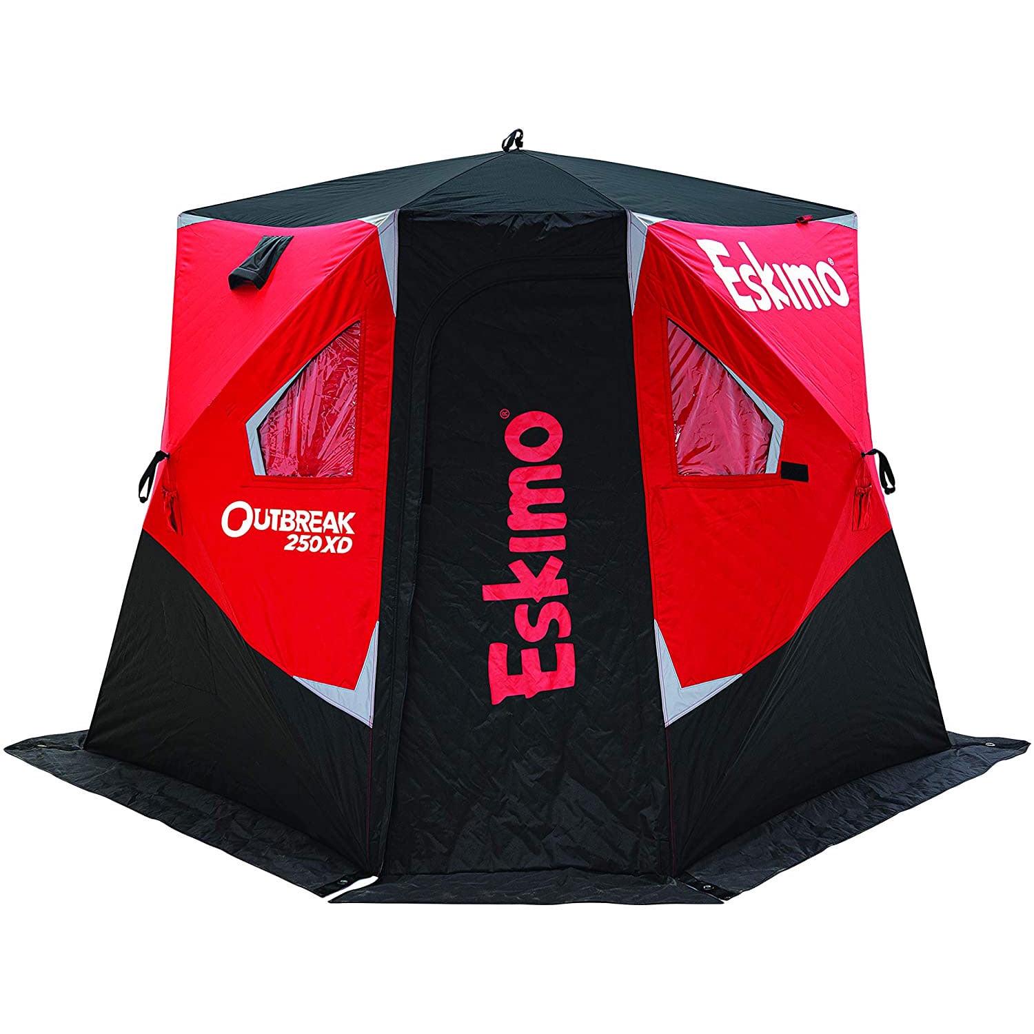 Eskimo 40250 Outbreak 250XD Portable Insulated Pop-up Ice Fishing Shelter, 3 Person