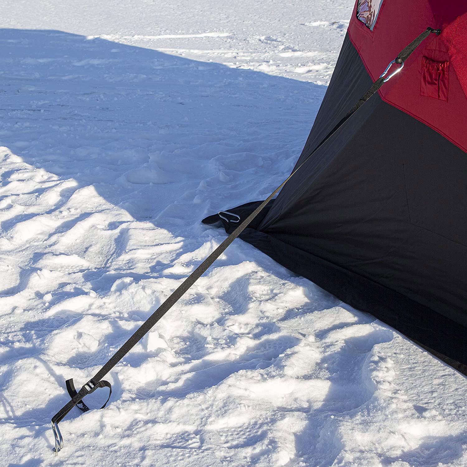 Eskimo 40250 Outbreak 250XD Portable Insulated Pop-up Ice Fishing Shelter, 3 Person - Image 6