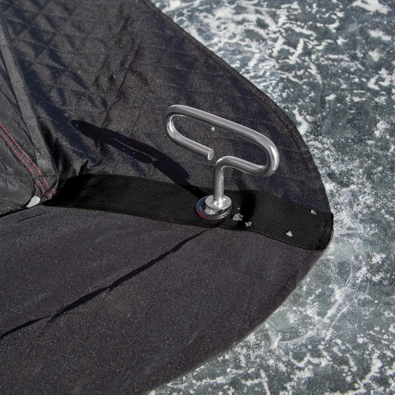 Eskimo FatFish™ 949i, Pop-up Portable Ice Shelter, Insulated, Red/Black, 3-4 Person Capacity, FF949i - Image 6