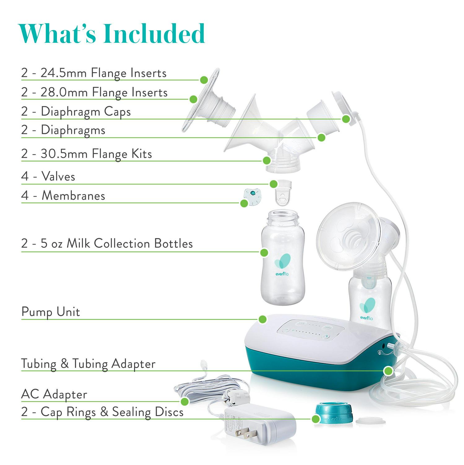 Evenflo Advanced Breast Pump Double Electric - Image 6