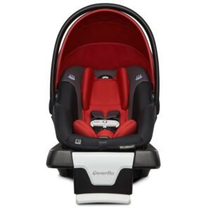 Evenflo Gold SensorSafe SecureMax 35 lbs Infant Car Seat, Garnet Red