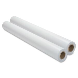 Everyday Adhesive Matte Polypropylene 2" Core, 42" x 75 ft, Matte White, 2/Pack