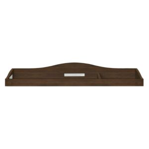 Evolur Changing Tray in Antique Brown, Space Saver