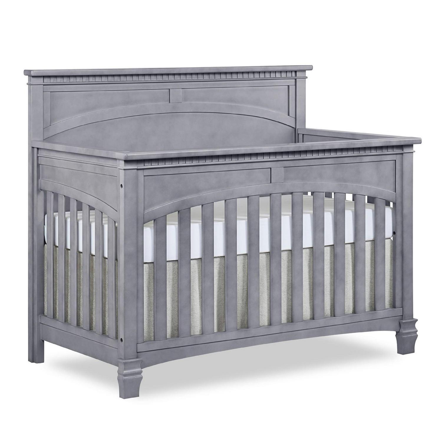 Evolur Santa Fe 5-in-1 Convertible Crib, Storm Grey