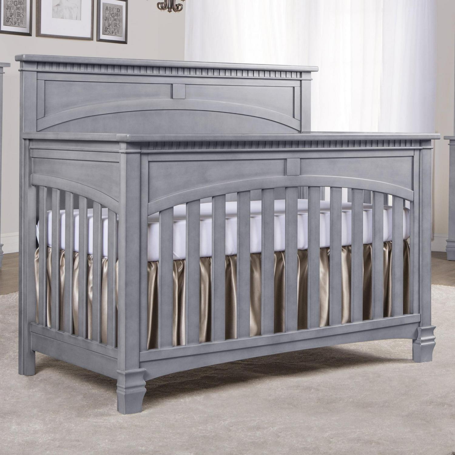 Evolur Santa Fe 5-in-1 Convertible Crib, Storm Grey - Image 13