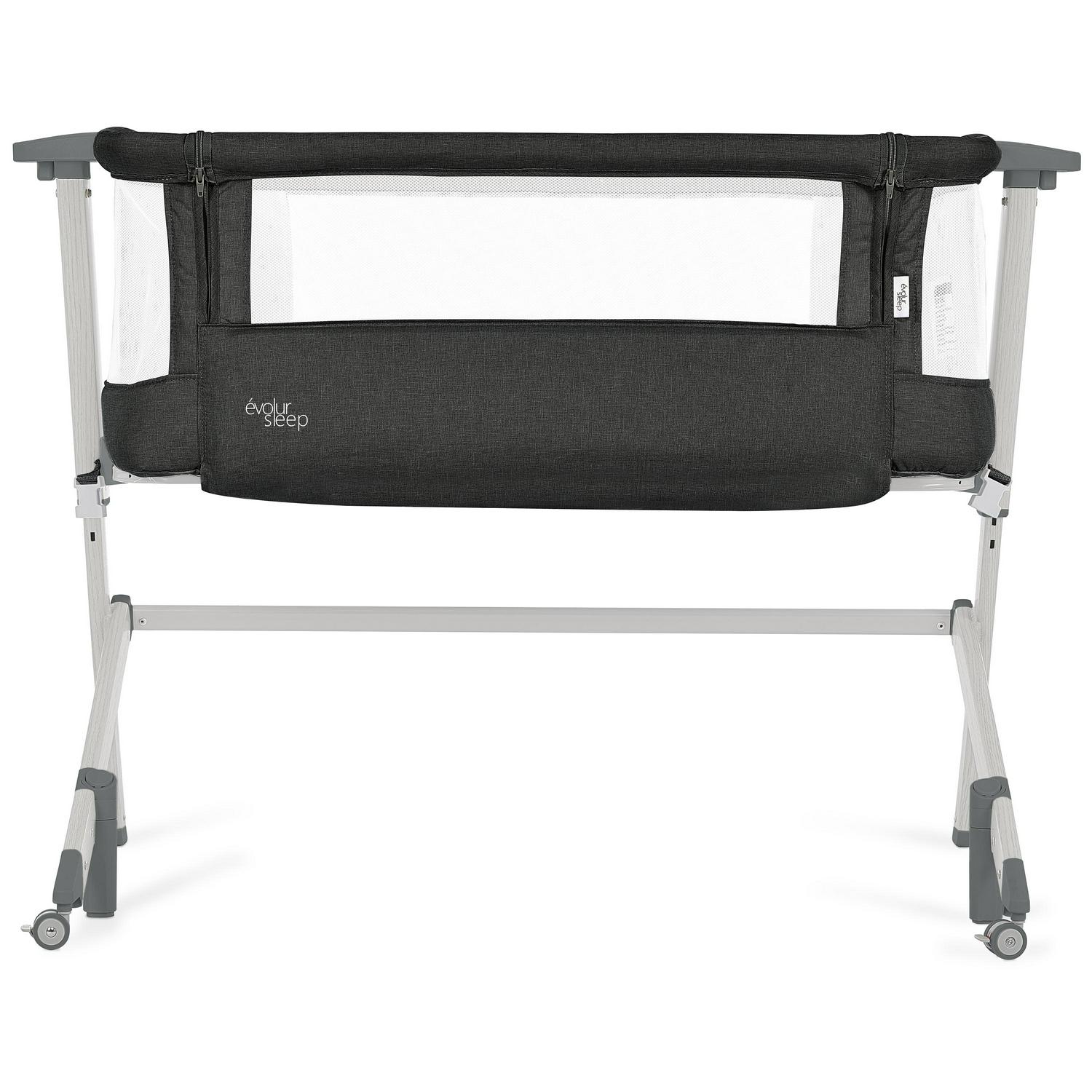Evolur Stellar Bassinet and Bedside Sleeper in Black - Image 5