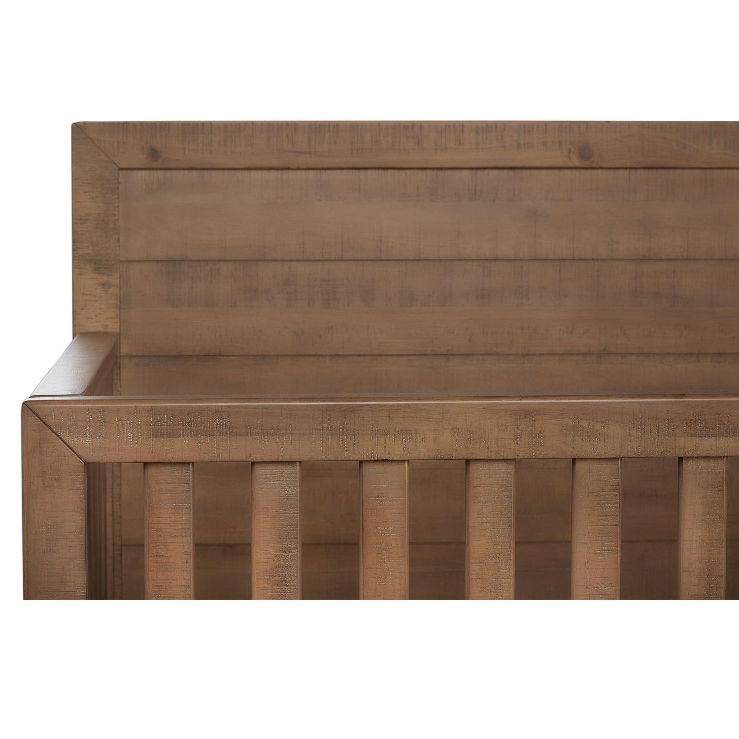 Evolur Stilnovo Mid Century 4-in-1 Convertible Crib, Sugarcane - Image 19