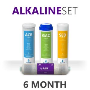 Express Water 6-Months Reverse Osmosis Replacement Filter Kit 5 Total Water Filters With 100 GPD membrane