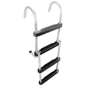 Extreme Max 3005.4086 Folding 4-Step Pontoon Ladder