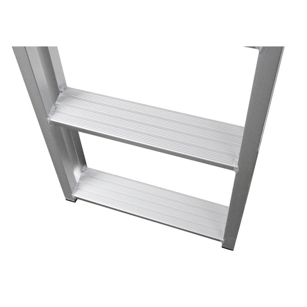 Extreme Max 3005.4239 Slanted Flip-Up Dock Ladder - 5-Step (16" x 3.5" Steps with 23.5" Railings) for Dock, Pools, Hot Tub - Image 8