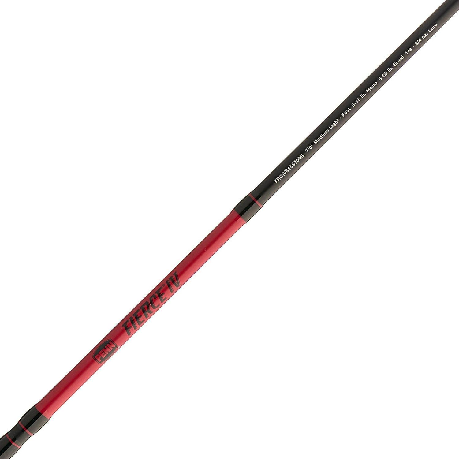 PENN Fierce IV Combo, 7' Medium Light Fishing Rod, 3000 Size Reel - Image 6