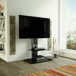 FSL700LEB-A - TV Stand with TV Mount for TVs from 32" - 65". Black