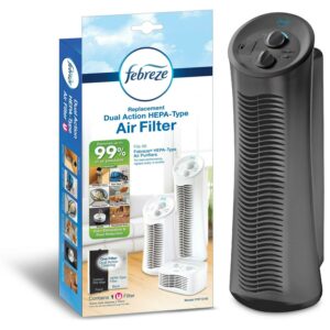 Febreze Tower Air Purifier with Replacement Filter 2 pk