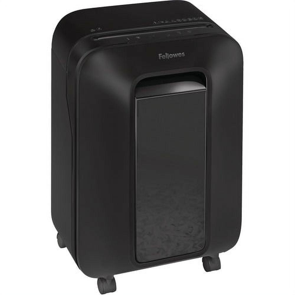 Fellowes LX170 Cross-cut Shredder Continuous Shredder - Cross Cut - 12 Per Pass - for shredding Staples, Paper, Paper Clip, Credit Card, Junk Mail - 10 Minute Run Time - Black - Image 6