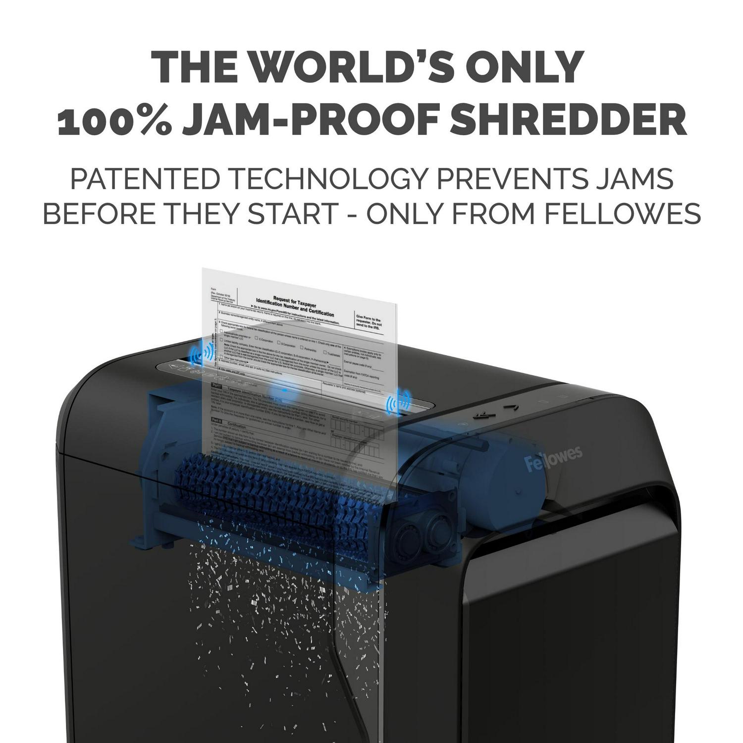 Fellowes Mfg Co. 5015401 Powershred LX220 20 Manual Sheet Capacity Micro-Cut Shredder - Black - Image 2