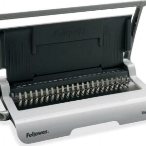 Fellowes Mfg Co. 5006501 Star+ 150 Manual Comb Binding Machine - White