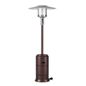 Fire Sense Freestanding Bronze Propane Patio Heater