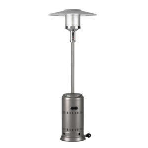 Fire Sense Freestanding Gray Propane Patio Heater