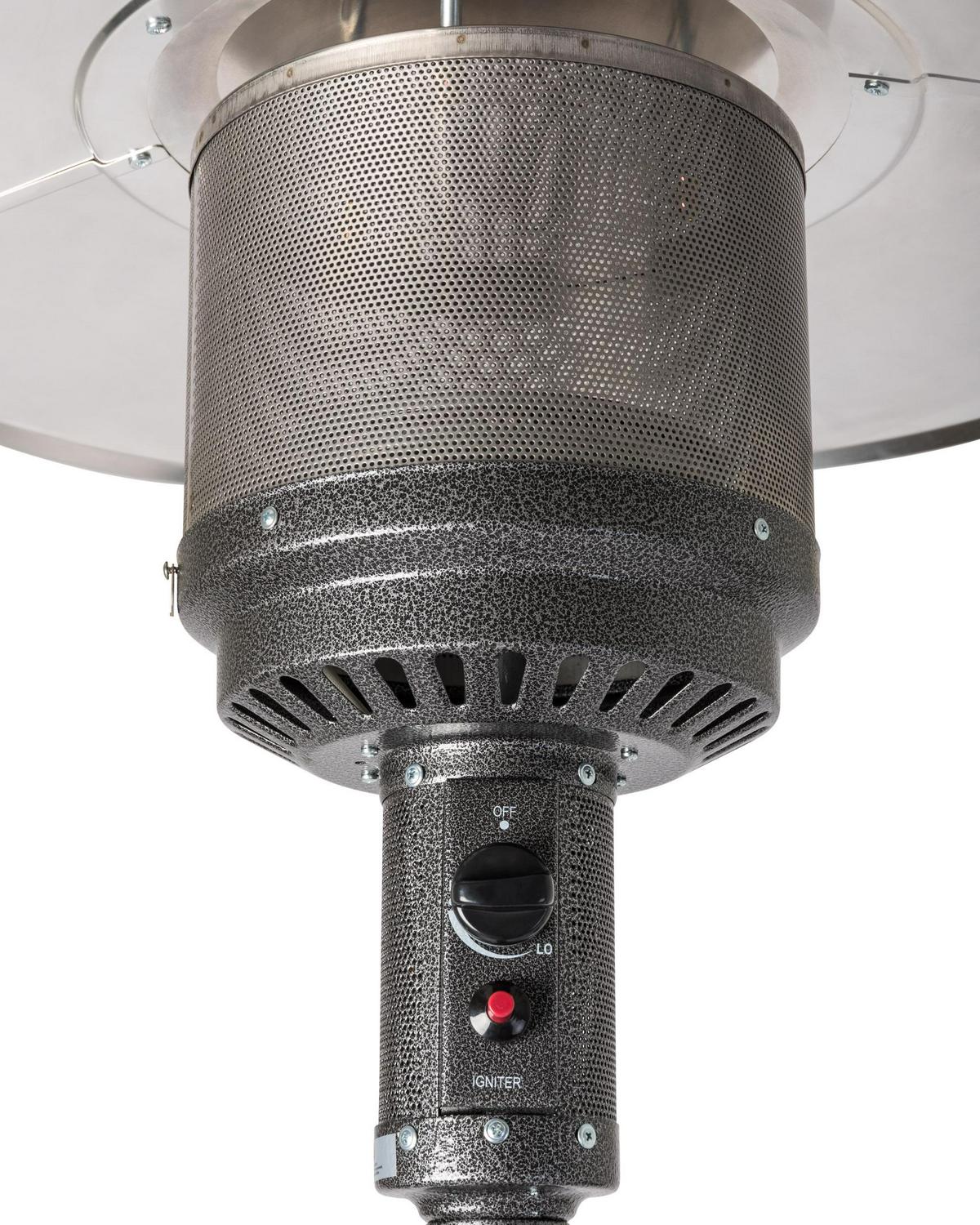 Fire Sense Hammered Platinum 48,000 BTU Propane Patio Heater for Outdoor Use - Image 7