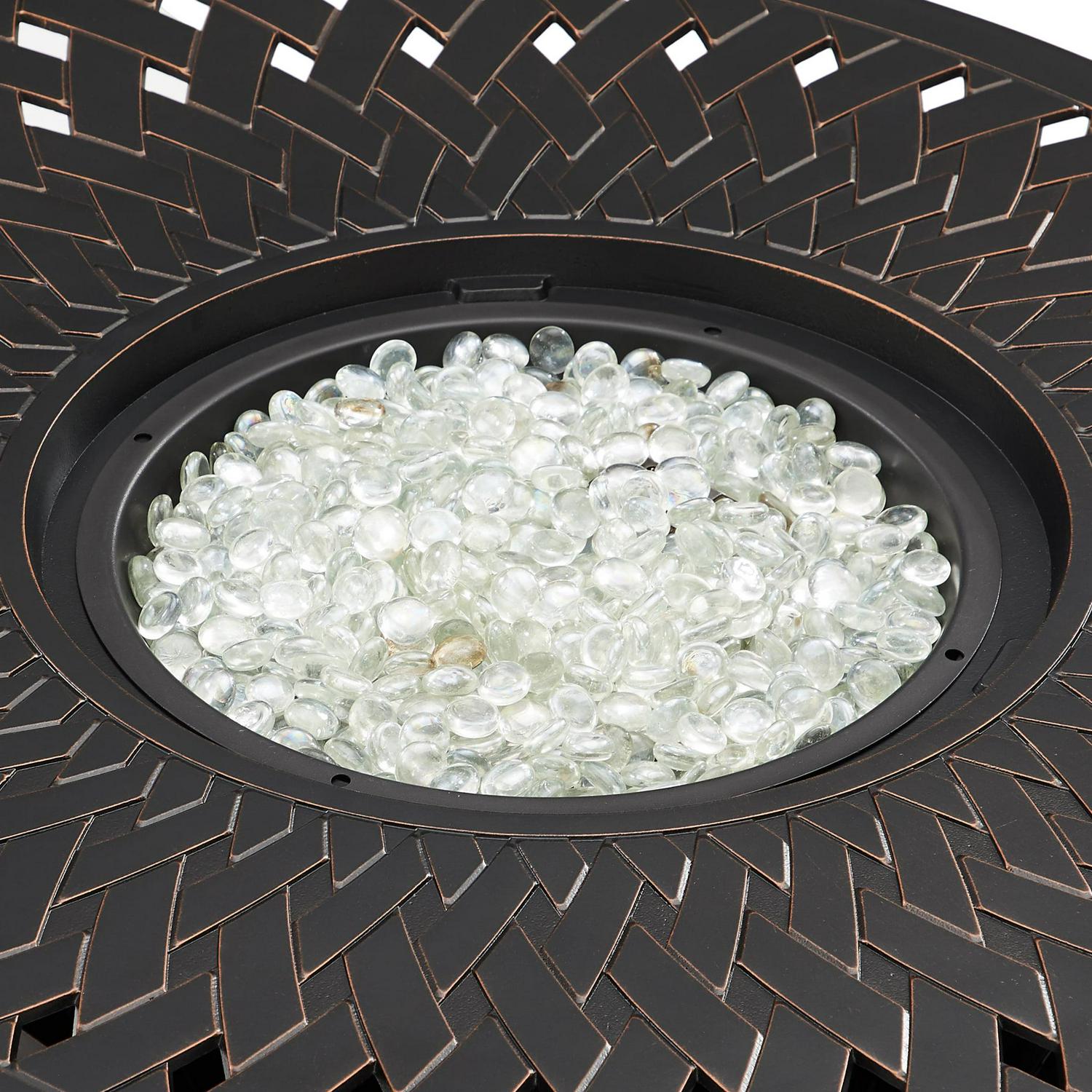 Morrison Aluminum Oval LPG/NG Fire Pit - Image 5