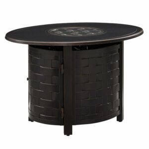 Nelson Oval Aluminum LPG/NG Fire Pit