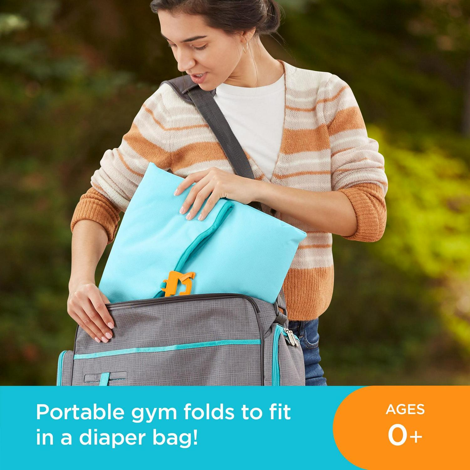 Fisher-Price Fold & Go Portable Ocean-Themed Activity Gym - Image 3