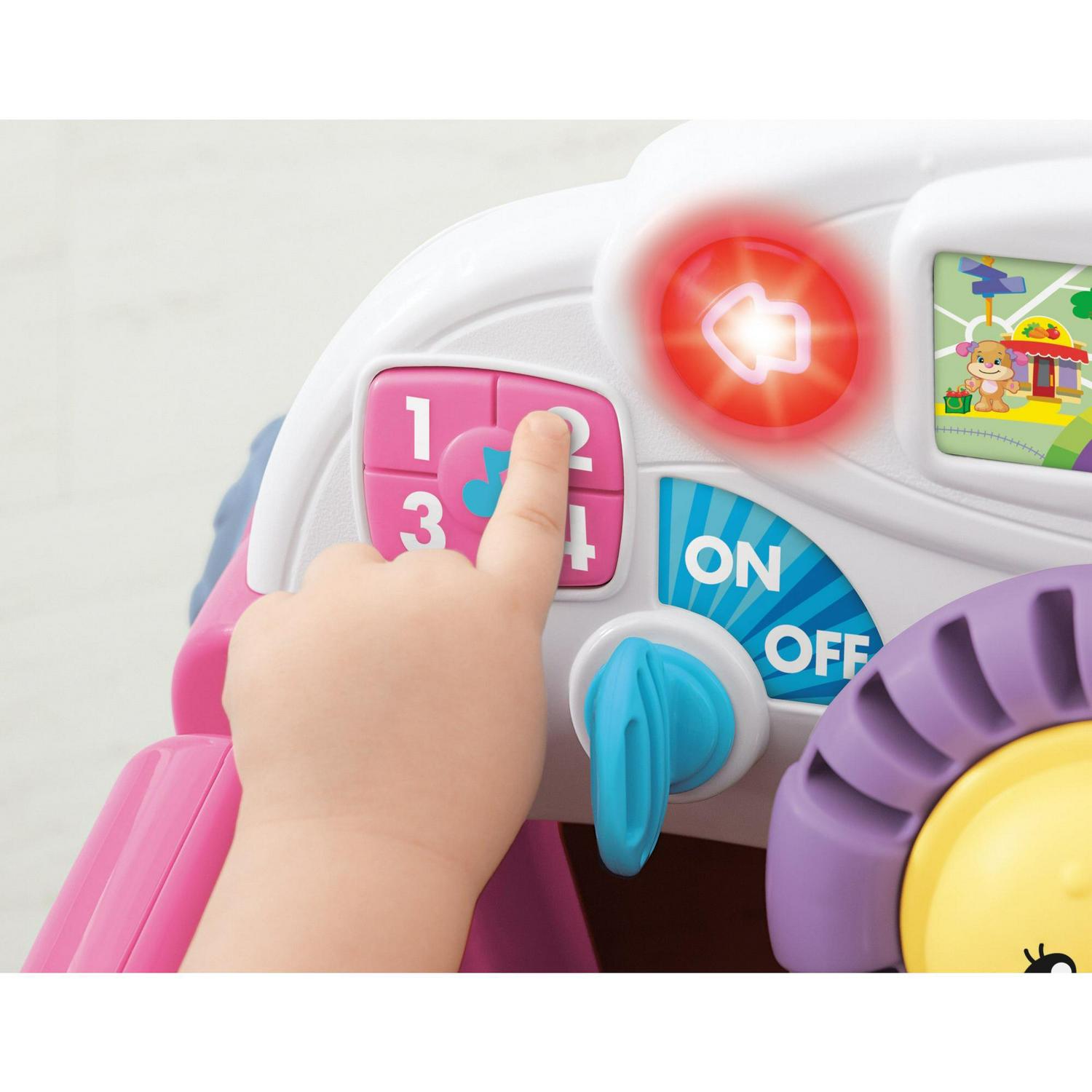 Fisher-Price Laugh & Learn Crawl Around Car - Pink - Image 12