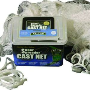 Fitec 11050 RS750 Super Spreader Cast Net White Nylon 1/4" Mesh 5'