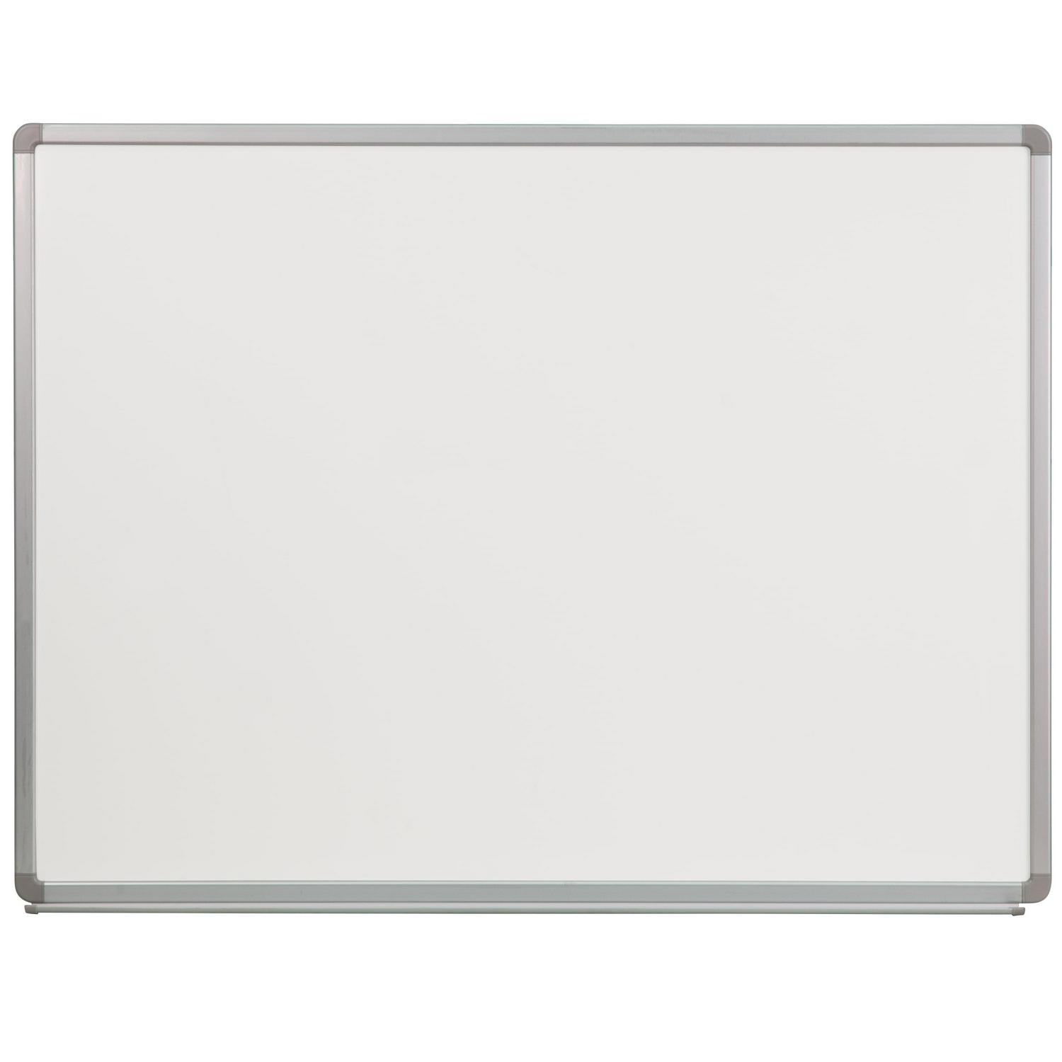 Flash Furniture 4' W x 3' H Porcelain Magnetic Marker Board