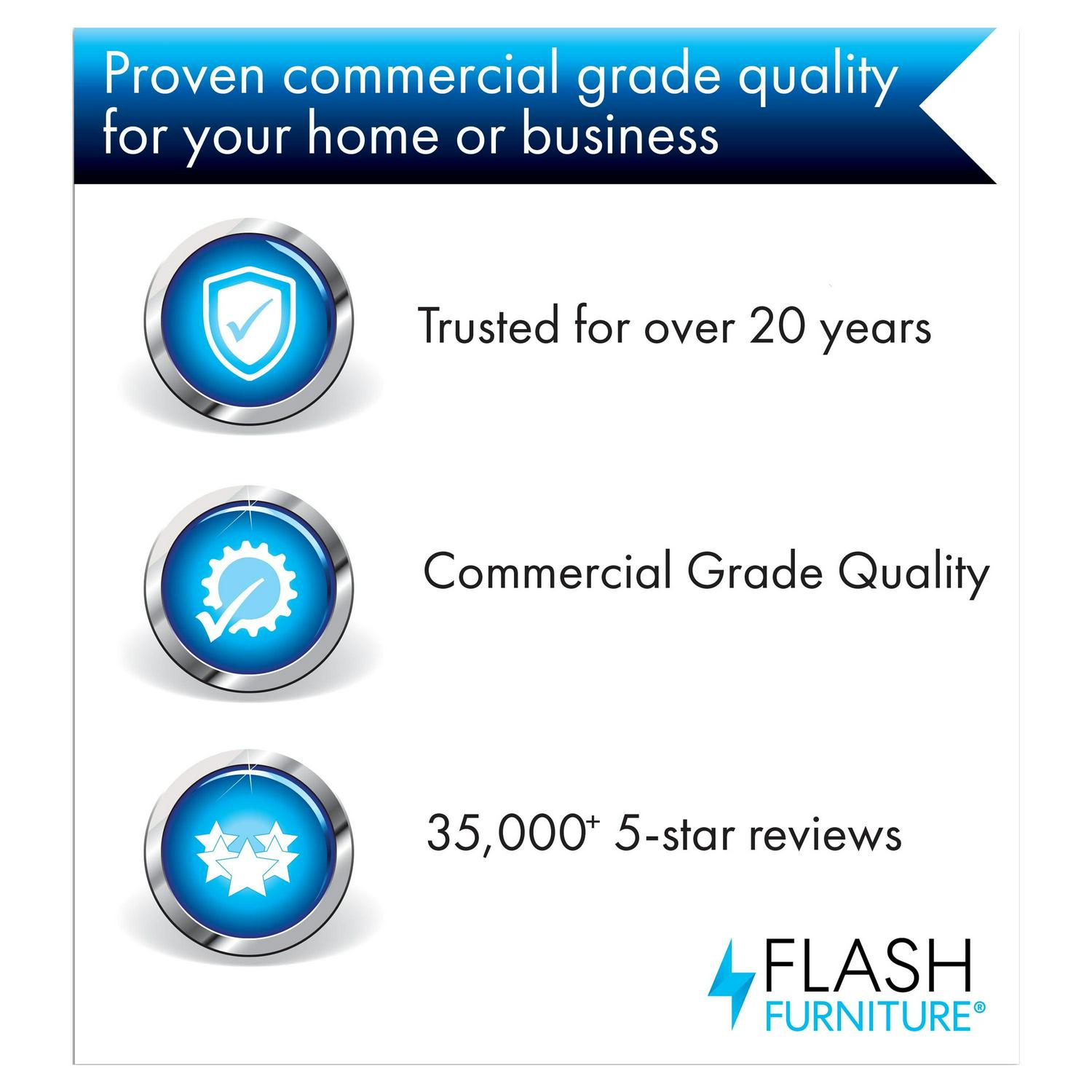 Flash Furniture Commercial Grade 30" Round Black Metal Indoor-Outdoor Bar Table Set with 4 Cafe Stools - Image 3