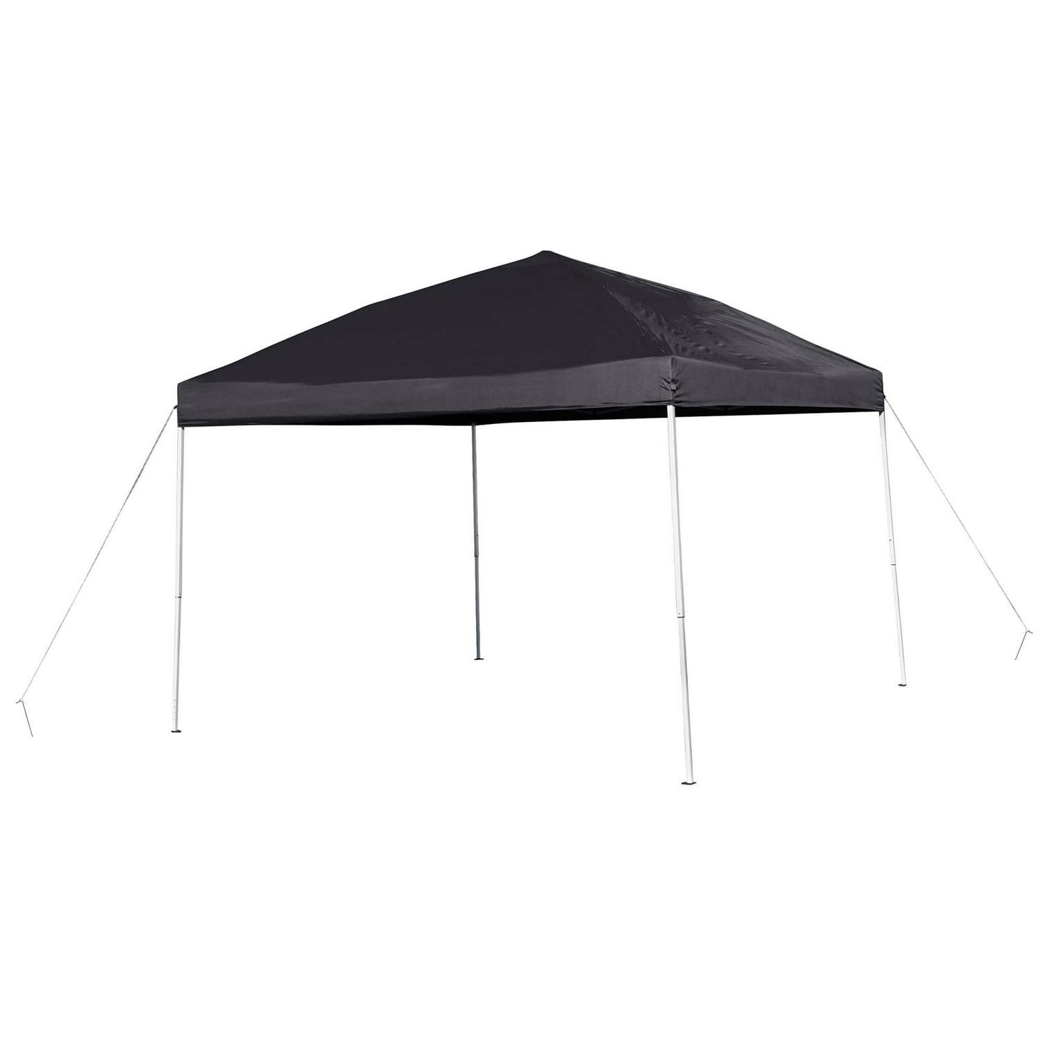 Flash Furniture Harris Collection 10' x 10' Black Pop Up Canopy Tent