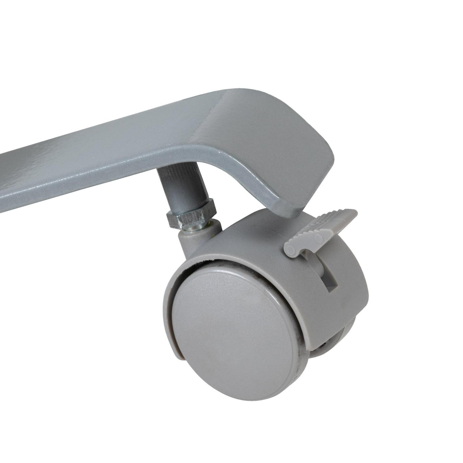 Flash Furniture Raisley Mobile Magnetic Whiteboard Partition with Lockable Casters, 72"H x 24"W (3 sections included) - Image 9