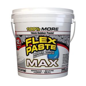 Flex Paste MAX Super Thick Rubber Paste - 12 lb, White