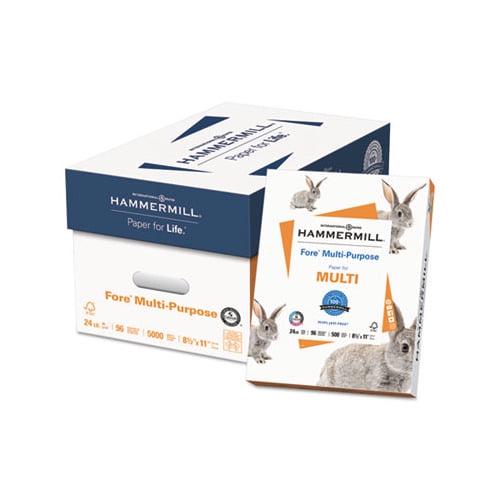 Fore Multipurpose Print Paper 96 Bright, 24lb, 8.5 x 11, White, 500 Sheets/Ream, 10 Reams/Carton