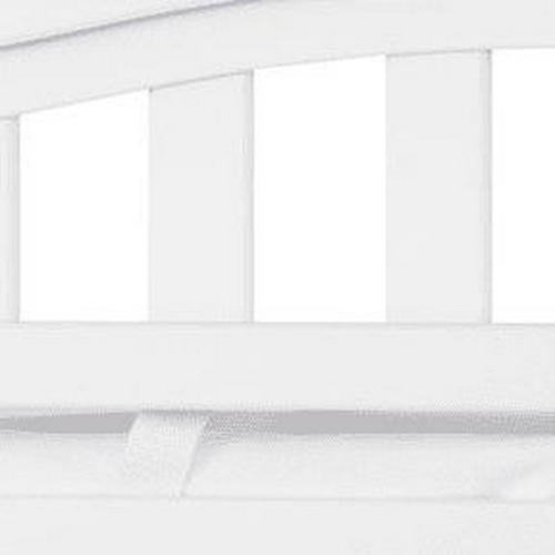 Child Craft Arch Top Changing Table with Pad & Safety Strap, 2 Storage Shelves, Anti-Tip Kit, Matte White - Image 3