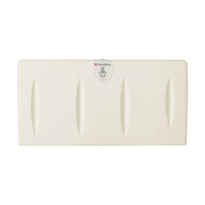 Foundations Classic Horizontal Baby Changing Station, EZ Mount Backer Plate, 250 lb. Weight Capacity, 5211089, Cream