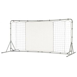 Franklin Sports Soccer Rebounder - Tournament Steel Rebounding Net - Training - 12'x6' - Silver