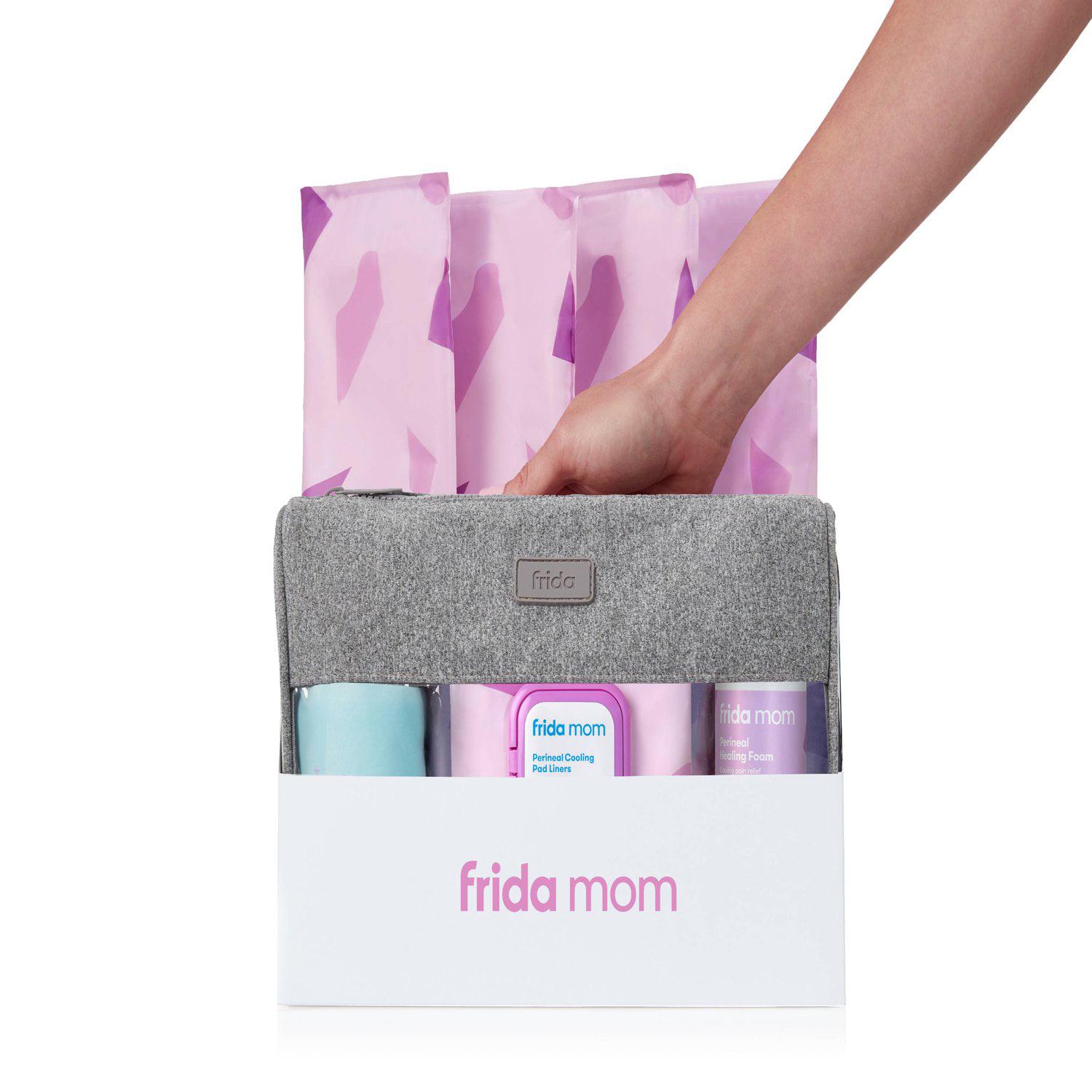 Frida Mom Labor, Delivery, and Postpartum Care Recovery Kit with Peri Bottle and Disposable Underwear for Women, 7 Count Gift Set - Image 4