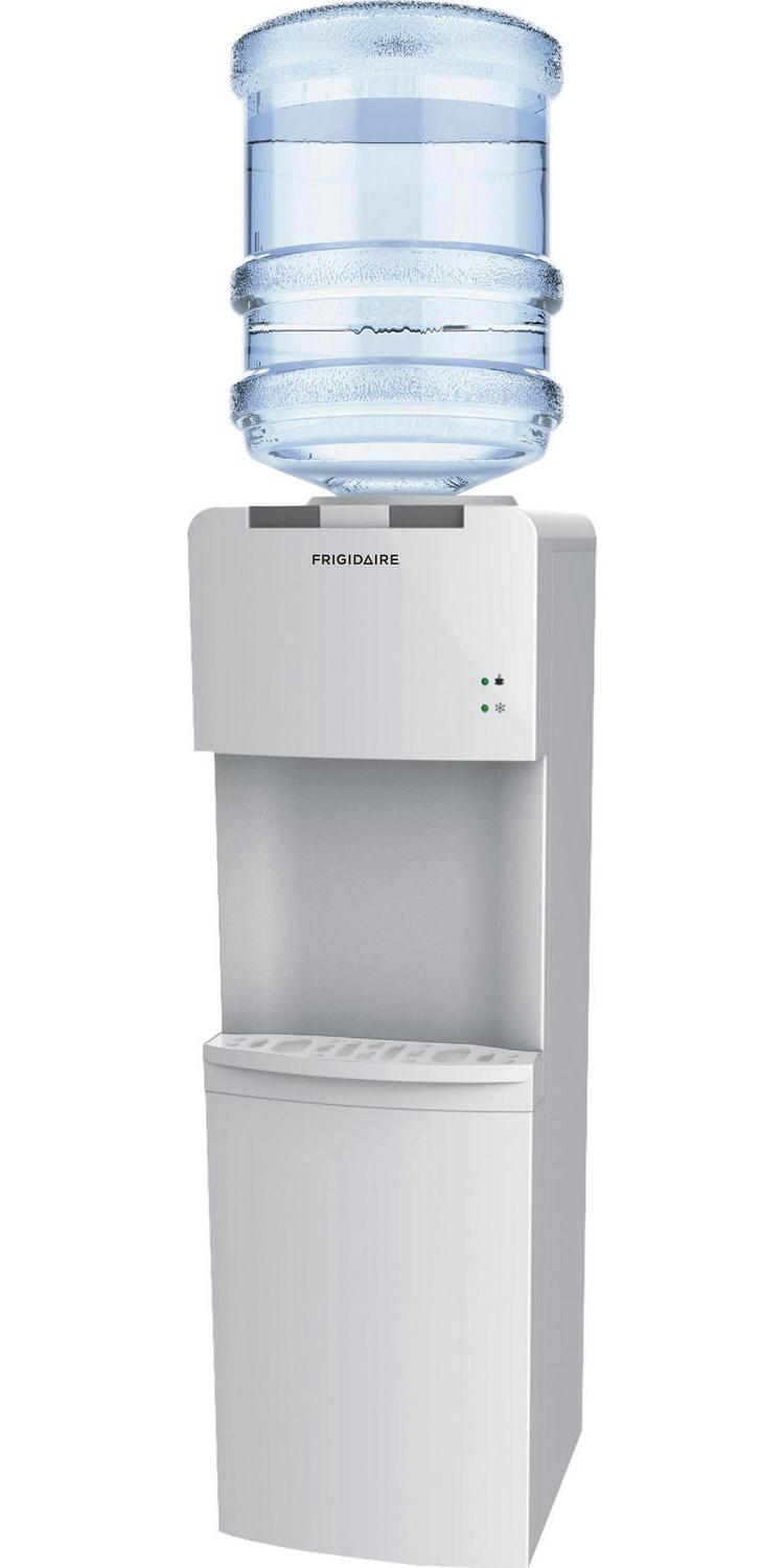 Frigidaire, Top Loading Hot and Cold Water Dispenser, White