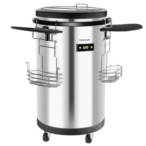 Frigidaire, Stainless Steel Electric Party Cooler, with Digital Temperature Control