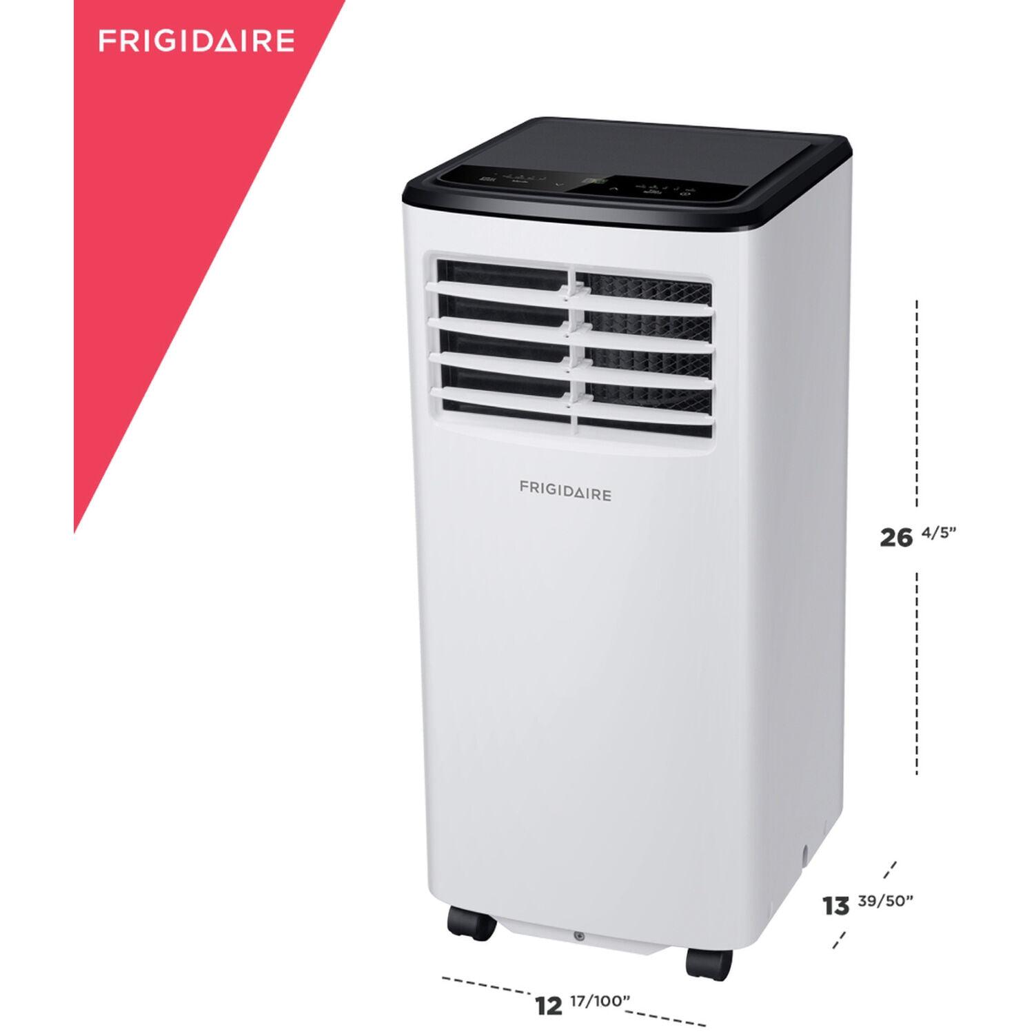 Frigidaire 8,000 BTU Portable Air Conditioner with Dehumidifier Mode for Rooms up to 150 Sq. Ft., White - Image 4