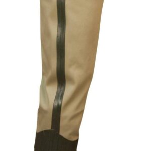 Frogg Toggs Bull Frogg 3-Ply Canvas Hip Boot with Lug Sole | Khaki | Size 9
