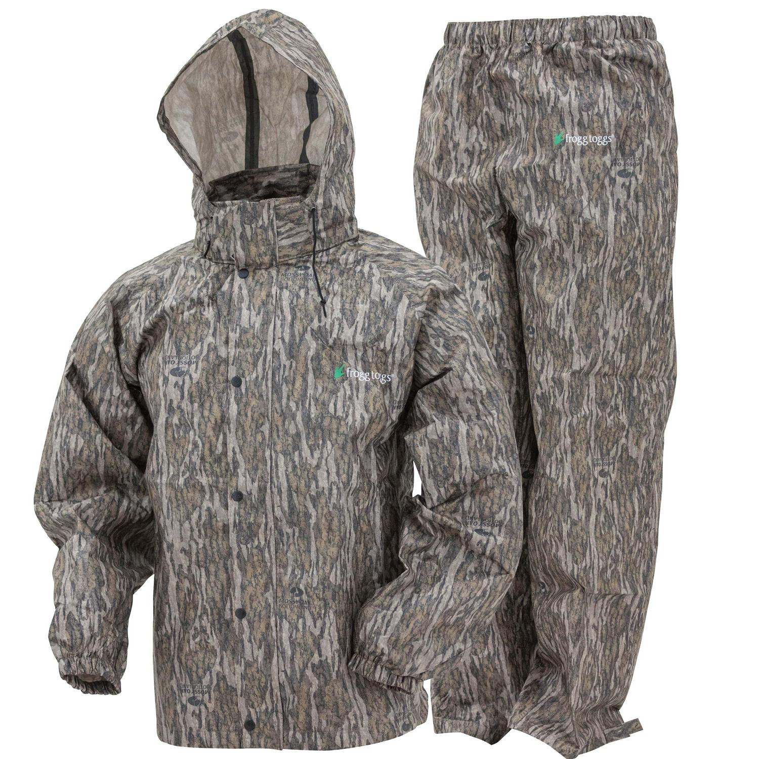 Frogg Toggs Classic All-Sport Rain Suit, Mossy Oak Bottomland (Men's)