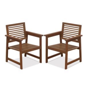 Furinno Tioman Teak Hardwood Outdoor Armchair without Cushion