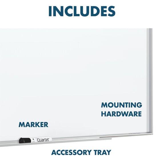 Quartet Fusion Nano-Clean Magnetic Whiteboard 48 x 36 4 x 3 Silver Aluminum - Image 8