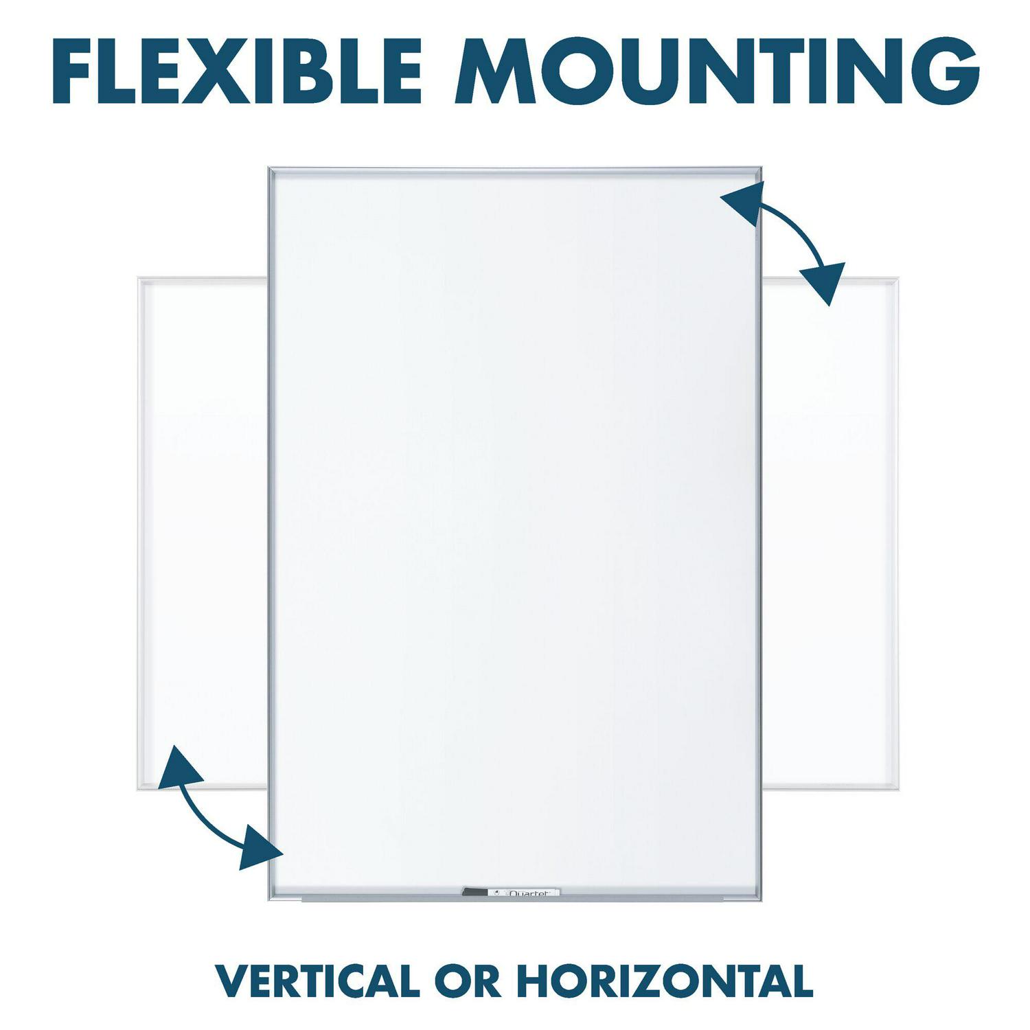 Quartet Fusion Nano-Clean Magnetic Whiteboard 48 x 36 4 x 3 Silver Aluminum - Image 6