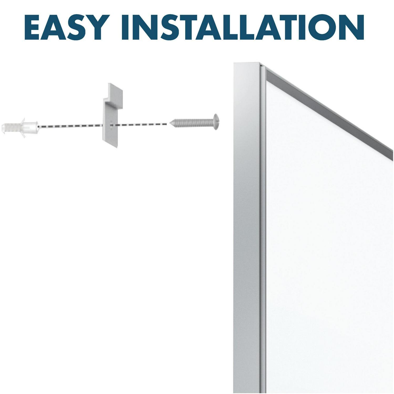 Quartet Fusion Nano-Clean Magnetic Whiteboard 48 x 36 4 x 3 Silver Aluminum - Image 5