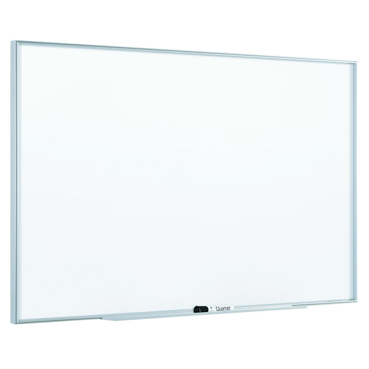 Quartet Fusion Nano-Clean Magnetic Whiteboard 48 x 36 4 x 3 Silver Aluminum